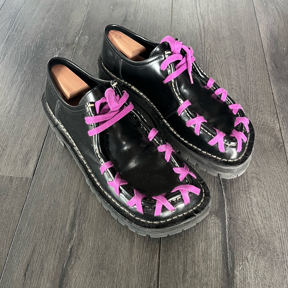 CamperLab Eki Leather Derby Shoes